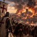 Crusaders burning city 75x75