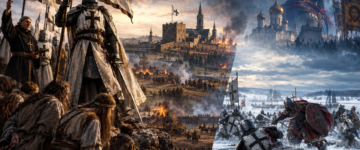 Teutonic Crusade on the Frozen Frontier 1200x500