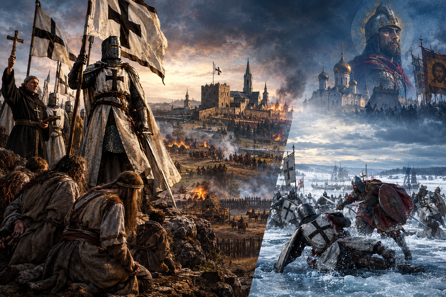 Teutonic Crusade on the Frozen Frontier