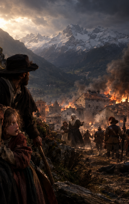 Mountain Village Under Siege