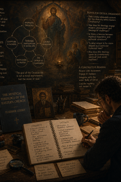 Mystical Theology Study by Candlelight