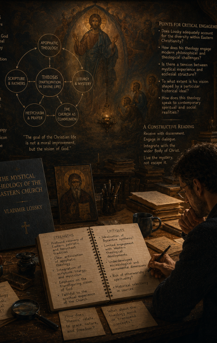 Mystical Theology Study by Candlelight